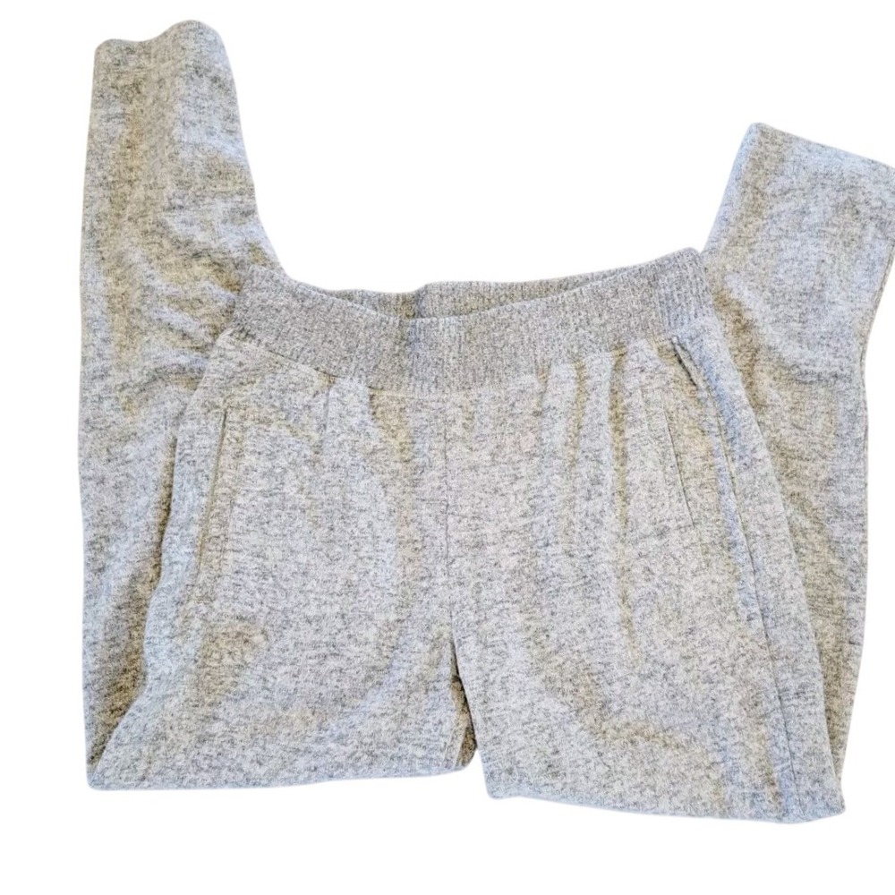 Anthropologie XS Gray Heather Ankle Snap Jogger Pants Womens  NWT‎ RV $68